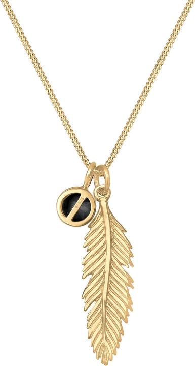 Produktbild Elli mit Feder-Anhänger und Kristall (Sterling Silber, 45 cm)