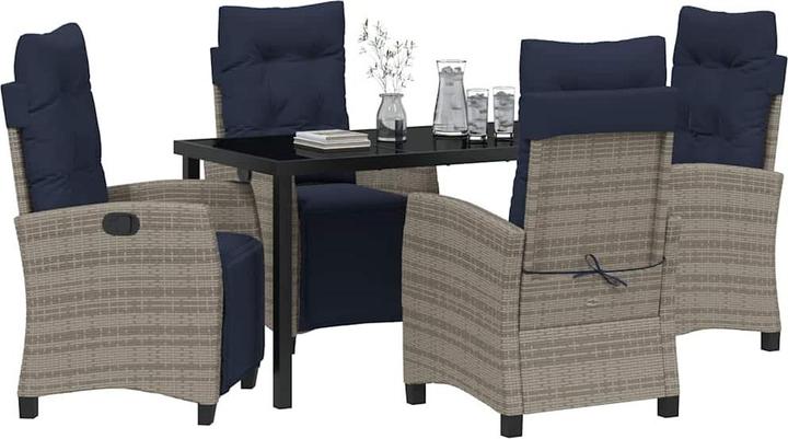 Actual product image vidaXL Garten Essgruppe (140 x 140 x 73 cm)