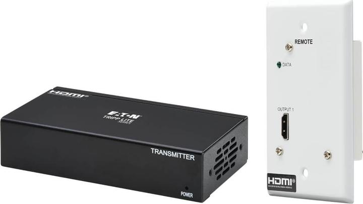 Produktbild Eaton DisplayPort to HDMI over Cat6 Extender Kit Box Transmitter/Wall Plate Receiver 4K 60 (1.38 m, HDMI)