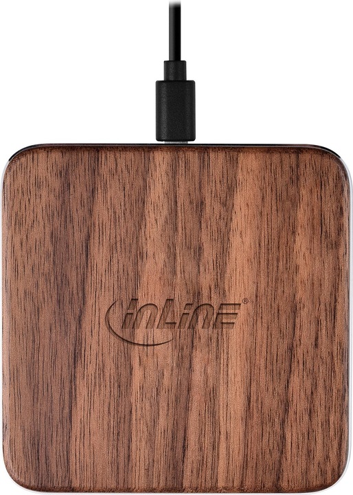 Actual product image InLine Qi woodcharge (10 W)