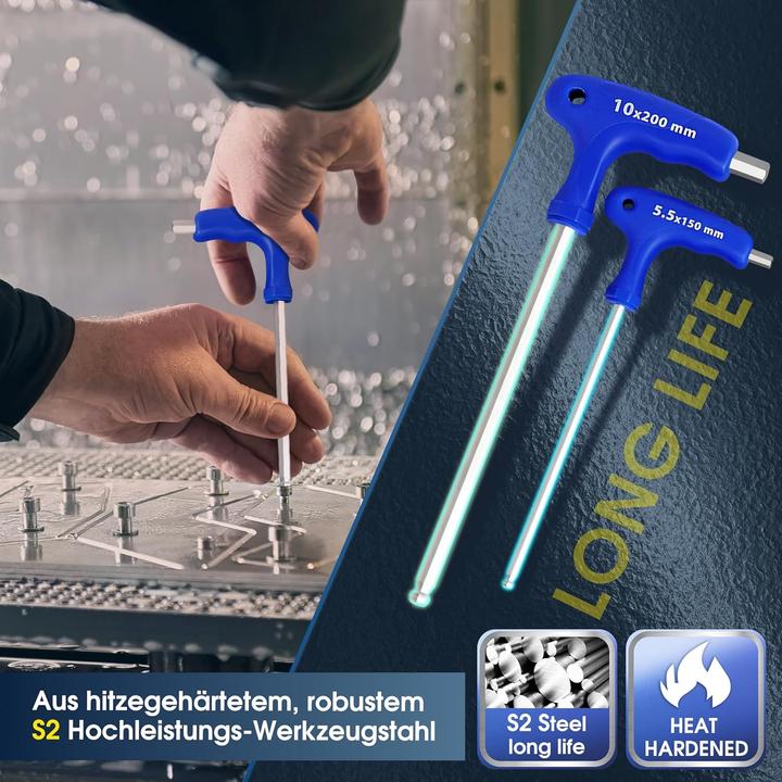 Actual product image S&R 10-teiliges Innensechskantschlüssel-Set