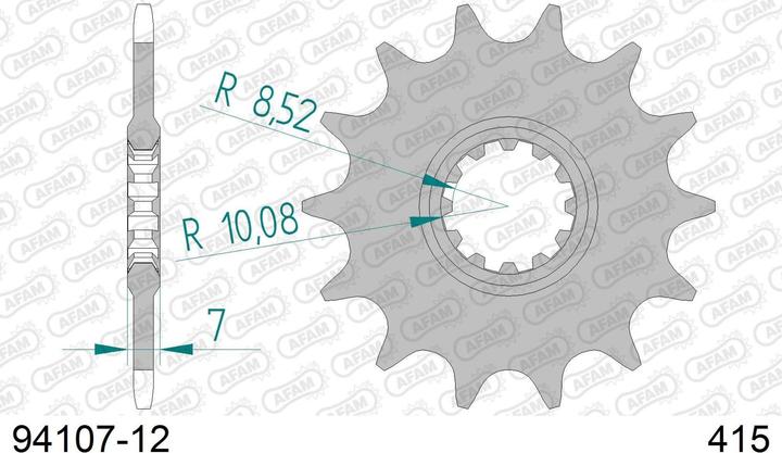 Image du produit Afam 415 12 dents (12)