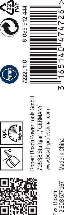 Produktbild Bosch Professional Zubehör PRO Metal HSS-G Spiralbohrer, 1,1 x 14 x 36 mm (1.1 mm)