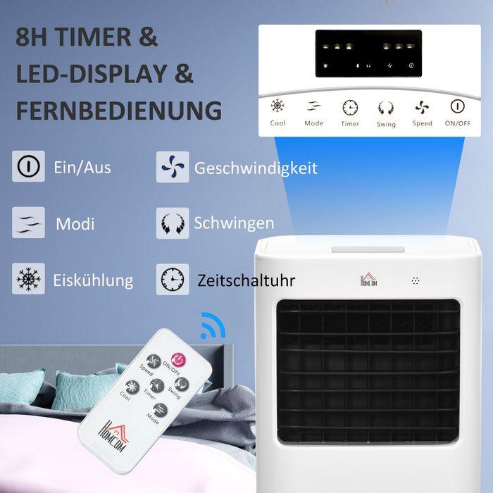 Produktbild Swisshandel24 3 in 1 Mobile Klimaanlage mit Luftbefeuchtung Wasserkühlung (20 m²)