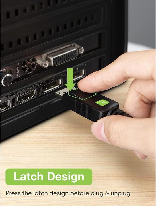 Actual product image Techly DisplayPort — VGA (1.80 m)