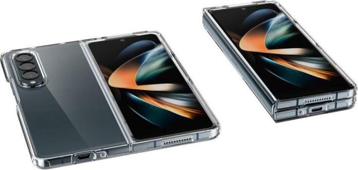 Actual product image Spigen Crystal Hybrid mobile phone case (7.6") Cover Transparent (Samsung Galaxy Z Fold4)