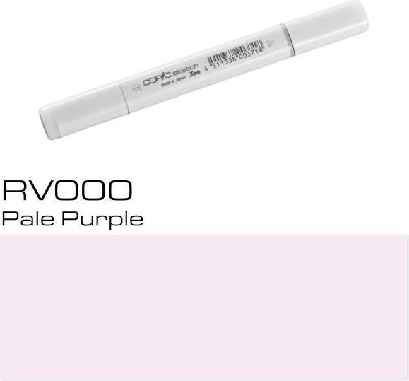 Image du produit Copic Sketch Type RV - 000 (RV000 - Pourpre pâle, 1 x)