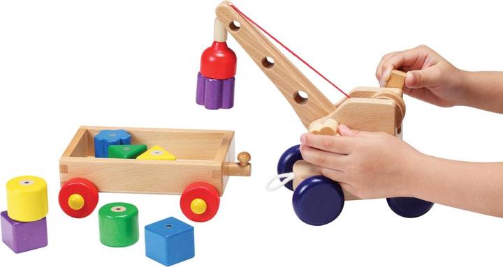Image du produit Spielba Grue magnétique à blocs de construction