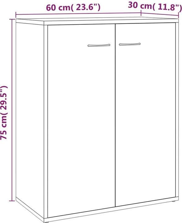 Image du produit vidaXL Layne (60 x 30 x 75 cm)