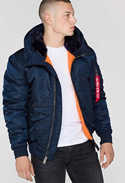 Immagine prodotto Alpha Industries Giacca leggera con capuccio foderato, tasche multiple e cintura elastica. (S)