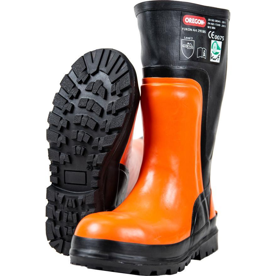 Thumbnail - Oregon, Sicherheitsschuhe, Yukon Schnittschutz Gummistiefel Klasse 3 mit Stahlkappe Gr. 42 (42)