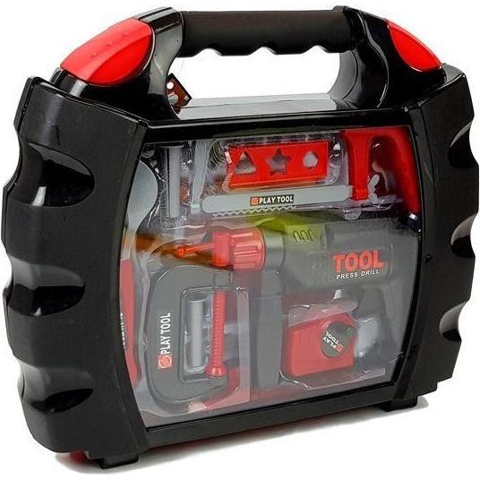 Lean Toys DIY Tool Kit in a Suitcase Black
