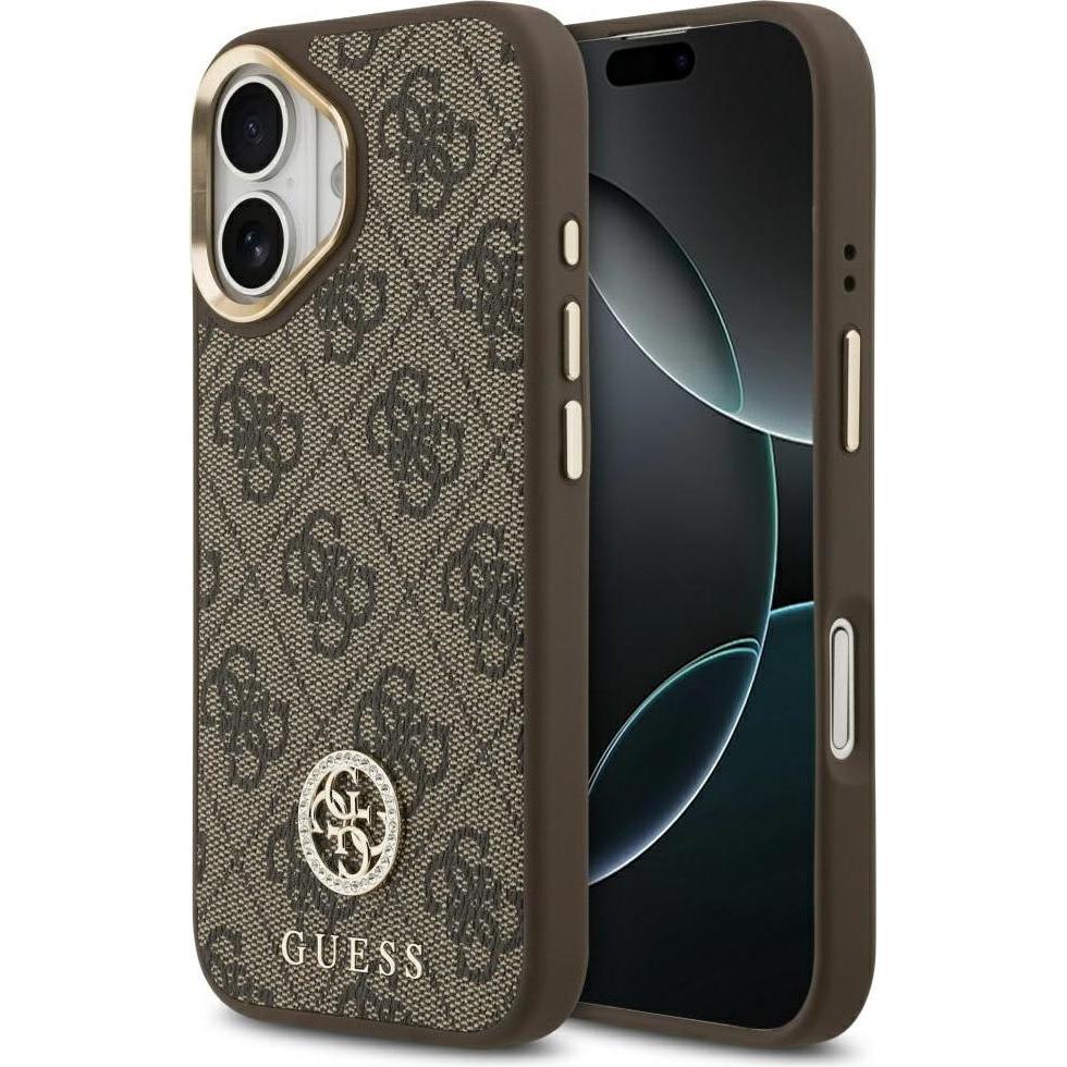 Guess - Hardcase 4G (GUHMP17SP4GRMDEW) - Iphone 17 - Brown (Apple Iphone 17), Cover Smartphone, Marrone