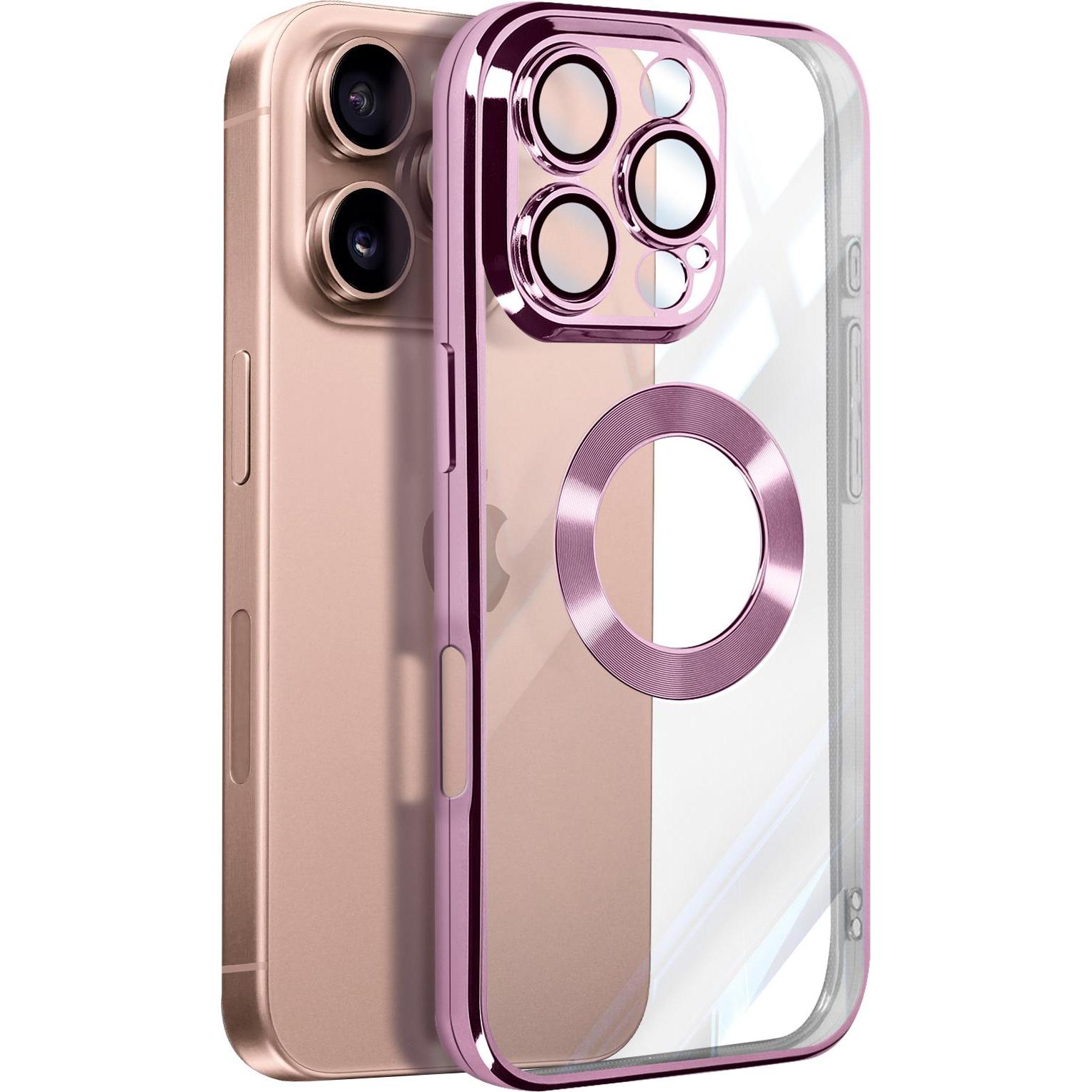 Avizar Starlit Glam Case Series (Apple iPhone 16 Pro Max), Smartphone Hülle, Rosa