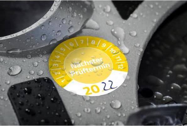 Actual product image Avery -Zweckform 80 St. Prüfplakette 20XX Gelb (Ø) 30 mm 30 mm