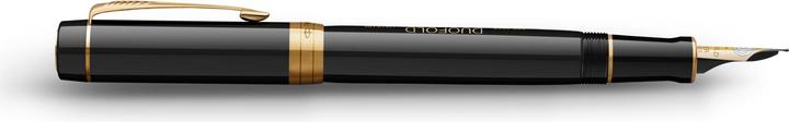 Produktbild Parker Pen PARKER Füller Duofold 135 Spezial Ed. schw/gold Feder 18k M Geschenkbox (Gold)