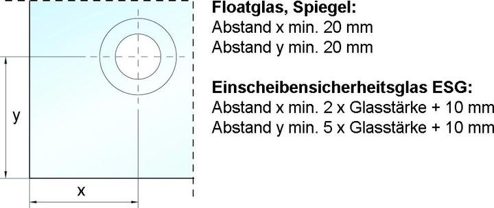 Produktbild Glasmarte Punkthalter PICO (1 Stk.)