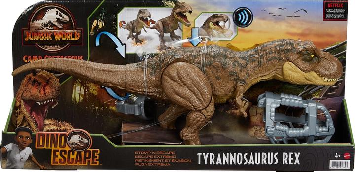 Actual product image Jurassic World Stomp 'N Escape Tyrannosaurus Rex