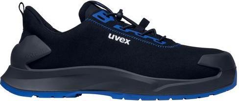 Produktbild Uvex Sports uvex 1 x-craft Halbschuhe S2 68140 schwarz, blau Weite 14 Grösse 35 (S2, 35)