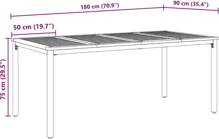 Produktbild vidaXL Gartenmöbel