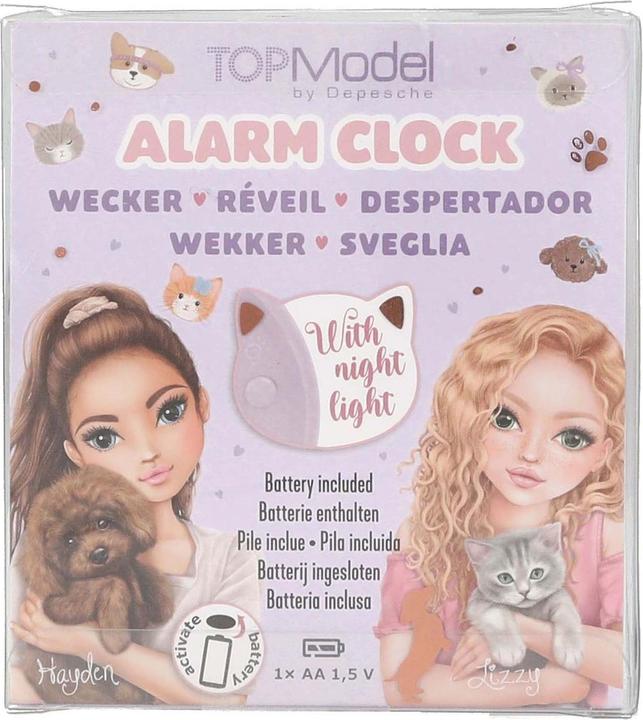 Produktbild Top Model Topmodel - Alarm Clock KITTY and DOGGY - Lilac - 11 cm (413548)