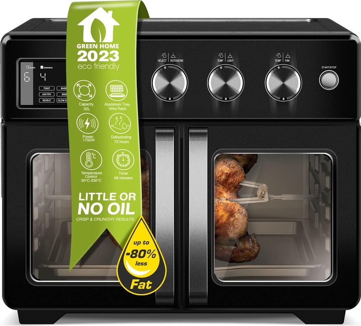 TurboTronic By Z-Line Mini Backofen, Schwarz