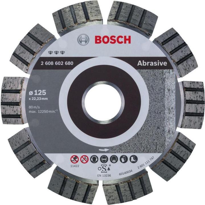 Actual product image Bosch Professional Zubehör PRO Abrasive diamond cutting disc, 125 x 22.23 mm