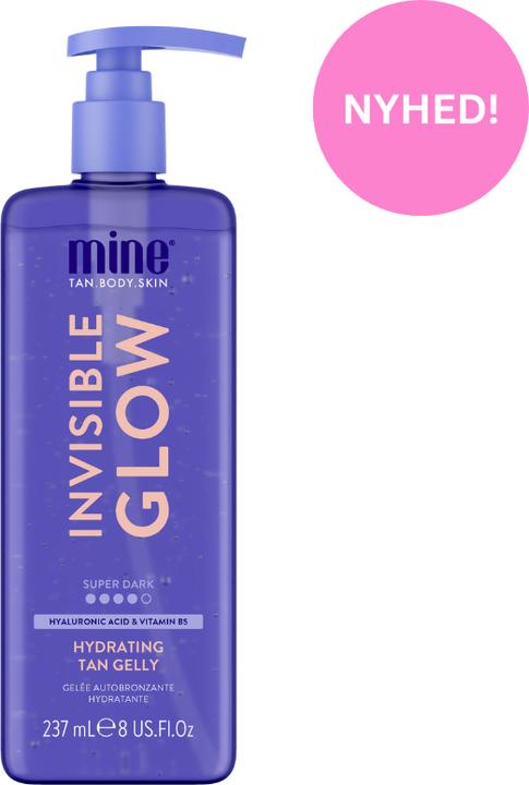 Actual product image Minetan - Invisible Glow 237 ml - SUPER DARK TAN GELLY (Self tanning gel, 237 ml)