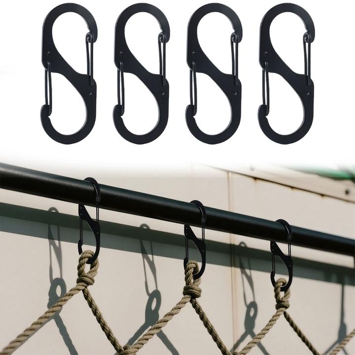 Comfort Aid 4er-Set Karabiner-S-Haken 5 x 2,2 cm