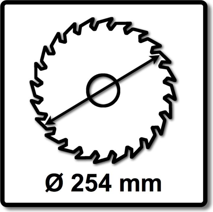 Actual product image Bosch Professional Zubehör Cordless circular saw blade Expert for Wood, 254 x 2.1/1.6 x 30, 24 teeth