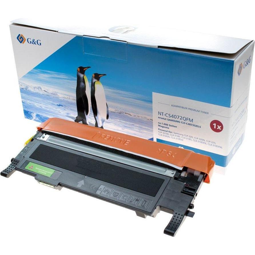 Huismerk, Toner, compatibele toner NT-CS4072QFM(CLP320) // Samsung CLT-M4072S - Magenta (M)