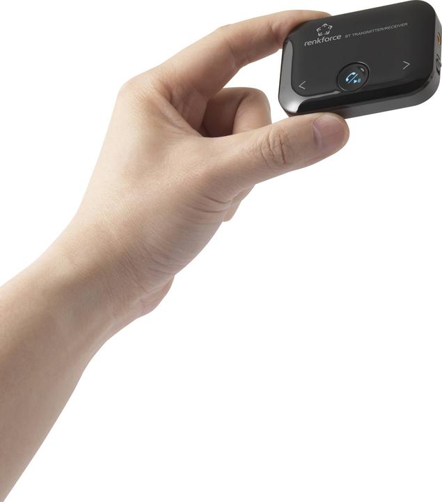 Produktbild Renkforce Bluetooth Audio-Sender und -Empfänger mit Batterie und Mikrofon (Sender & Empfänger)