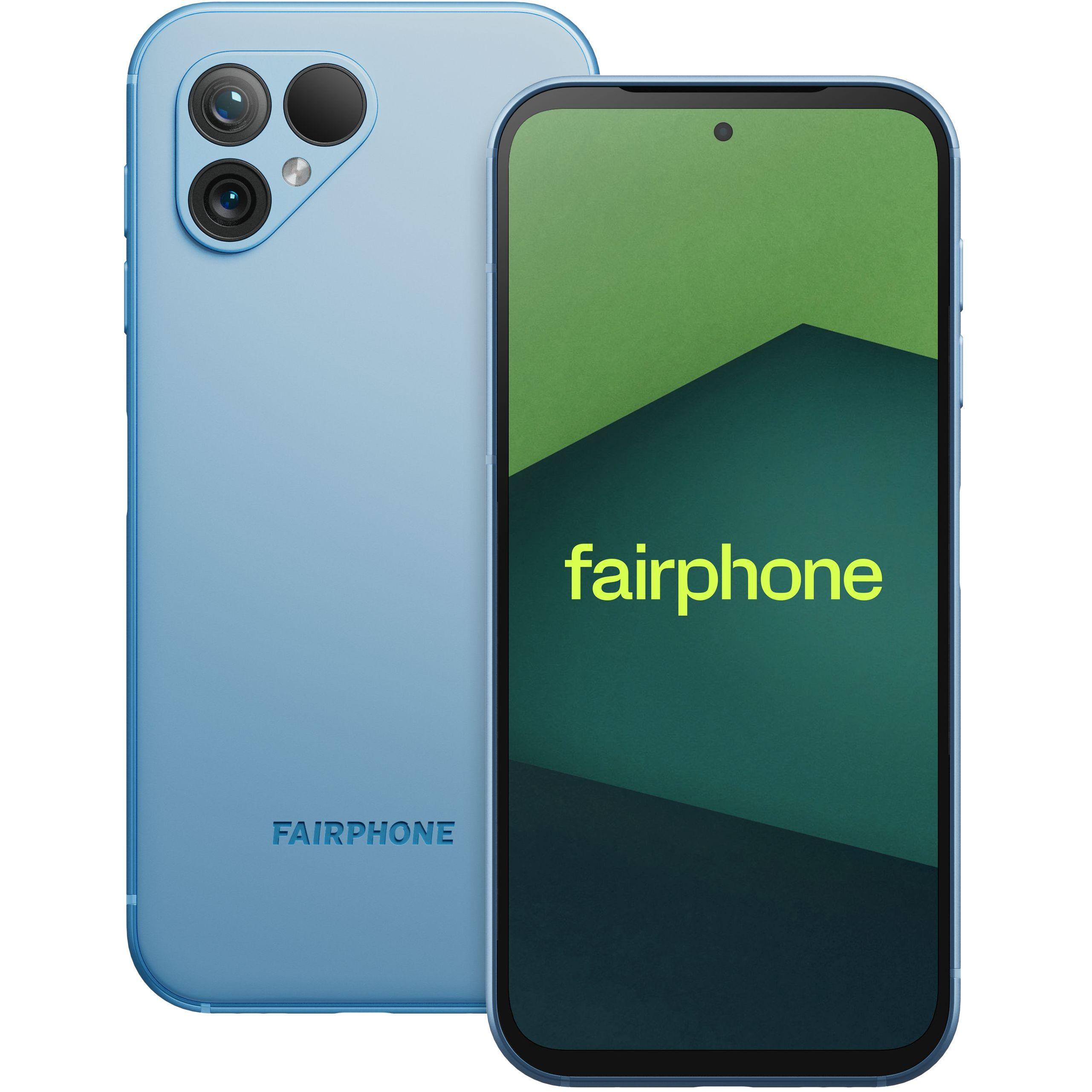 Fairphone 5 (256 GB, Himmelblau, 6.46", SIM + eSIM, 50 Mpx, 5G), Smartphone, Blau
