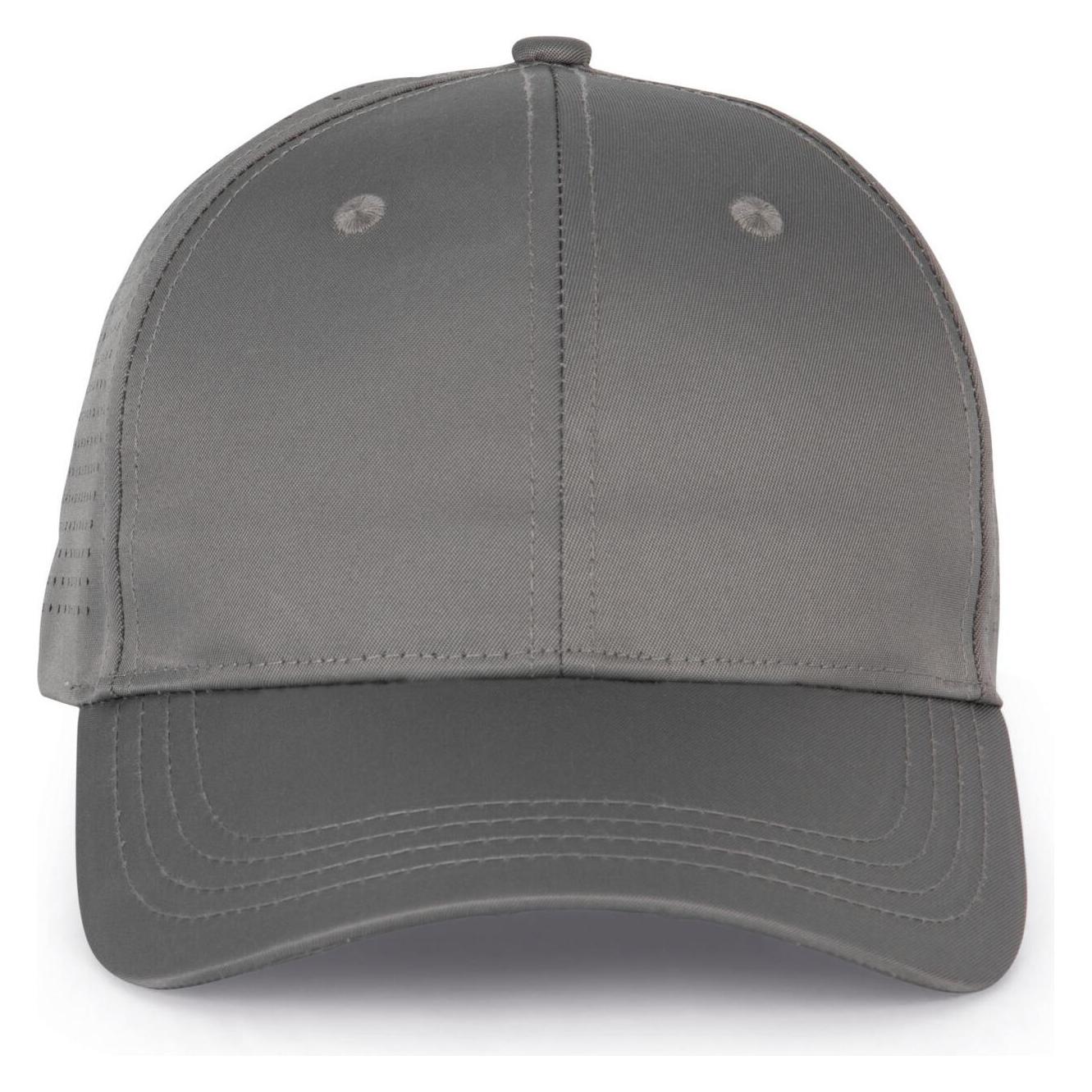K-up, Herren, Mütze, 6-Panel-Mütze Mit Mikroperforation, Grau