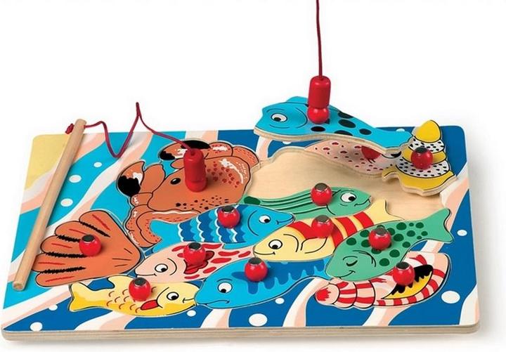 Actual product image small foot fishing puzzle (16 pieces)