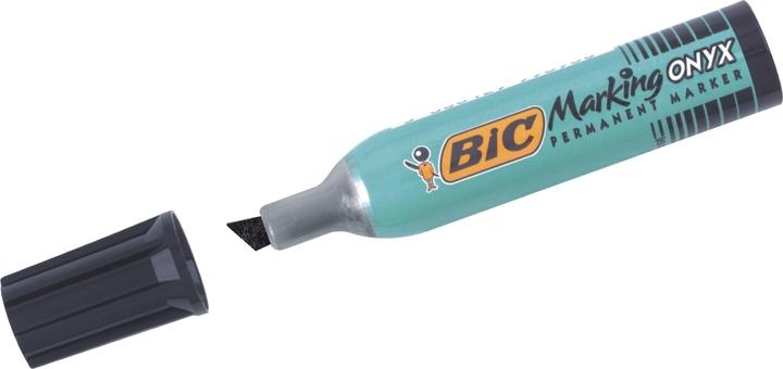 Immagine prodotto Bic Marchio permanente Onyx 1481, punta a cuneo, nero (Nero, 5.50 mm, 1 x)