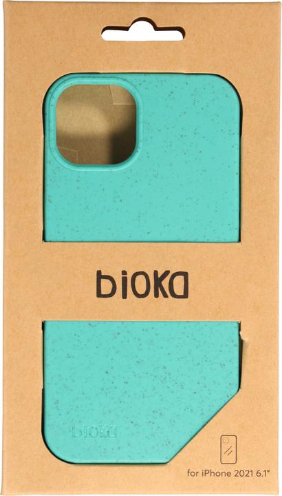 Produktbild Bioka Hülle Biologisch Abbaubar Eco-Friendly Kompostierbar Türkis (Apple iPhone 13 mini)