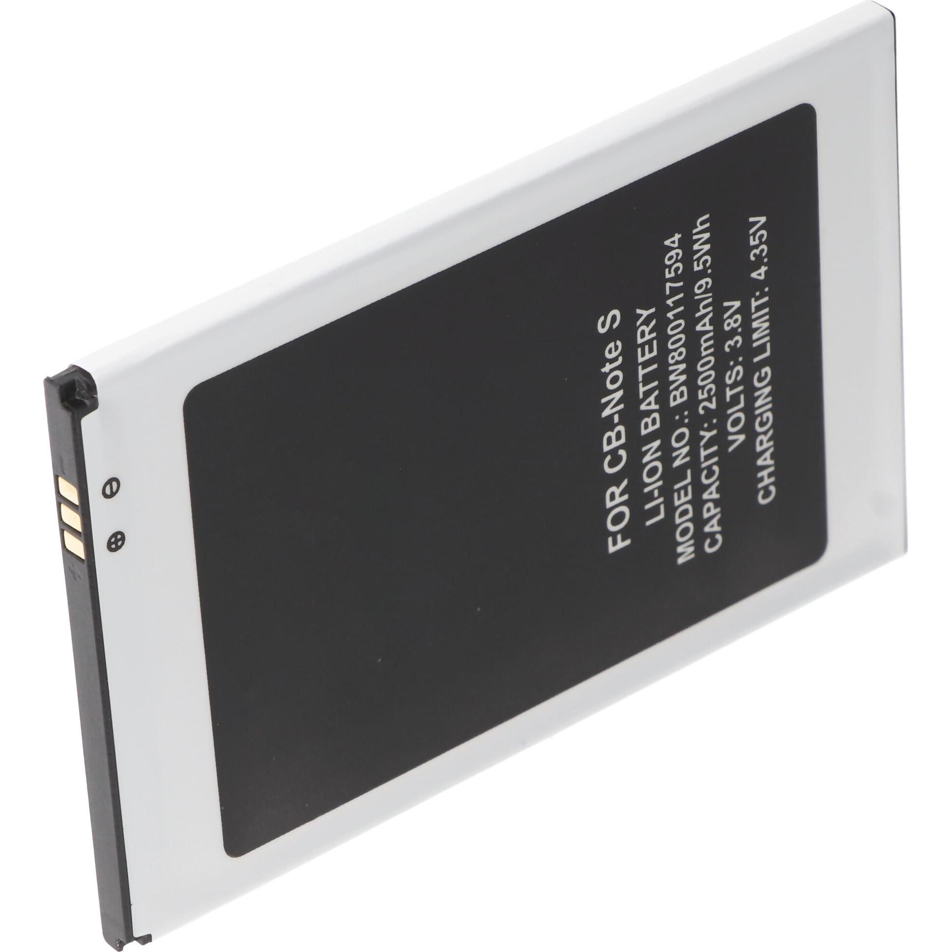 Thumbnail - AccuCell Li-Ion-Akku 2500mAh 3.7 Volt für Smartphone Cubot Note S, 99,3x64,9x4,4mm, Smartphone Akku