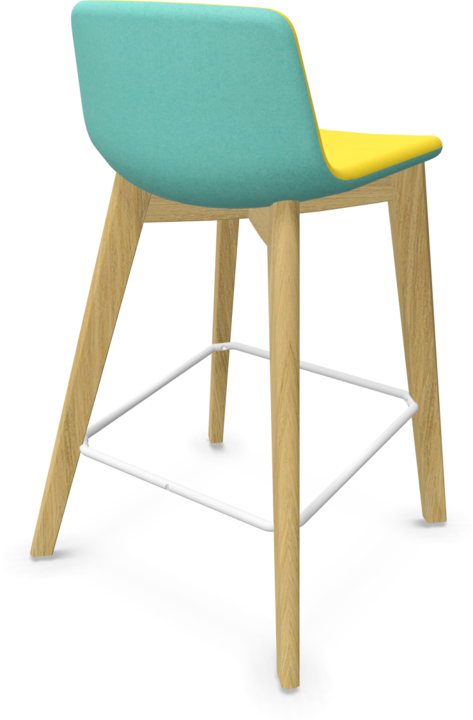 Yellow, White, Mint, Ash natural light grey stained