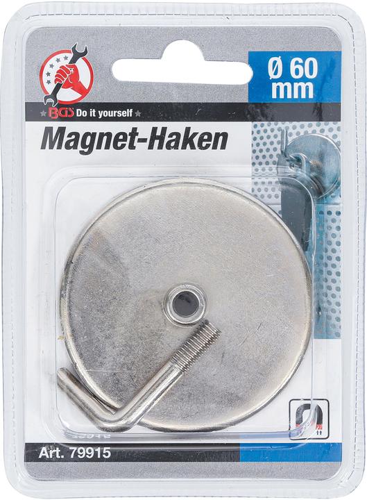 Productafbeelding BGS Magnetische haak | rond | Ø 60 mm | 10 kg (1 x)