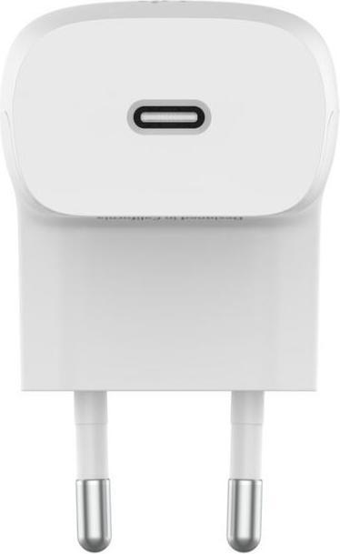 Actual product image Belkin BoostCharge 20 W USB-C with PD, incl. USB-C cable (20 W, 1 portion)