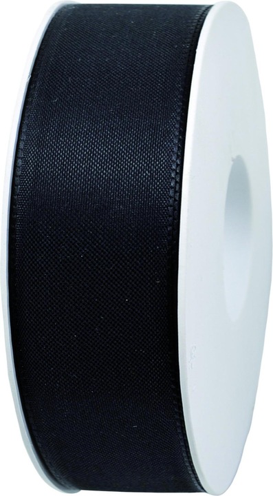 Produktbild Goldina Geschenkband artfleur-Basic, 40 Millimeter x 50 Meter, schwarz (Geschenkband)
