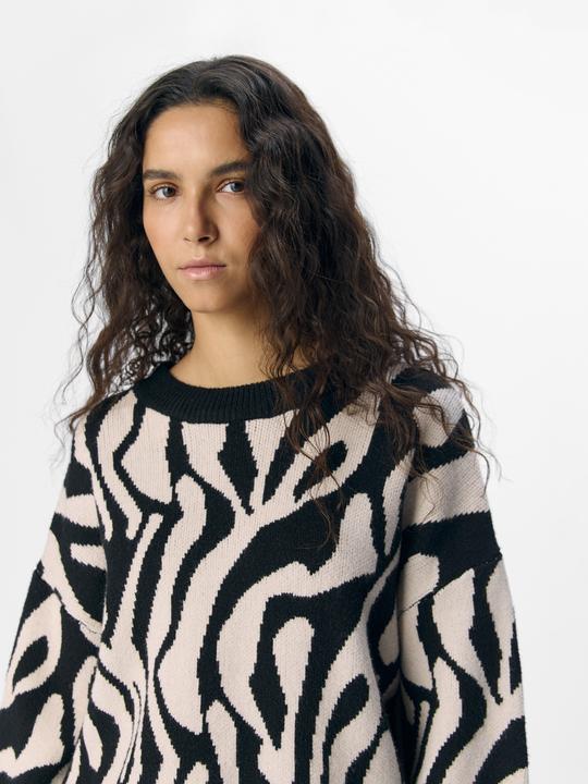 Produktbild Object Gemusterter Strickpullover (XL)
