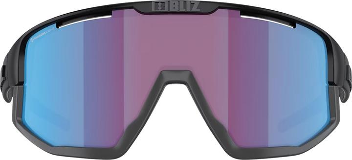Produktbild Bliz Fusion Small (Matt Schwarz, Nano Optics Nordic Light Begonia - Violett w Blue Multi, Rosé/Violett Blau verspiegelt)