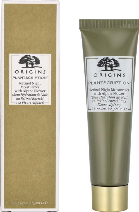 Actual product image Origins Plantscription - Retinol Night Moisturizer with Alpine Flower (30 ml, Night cream)