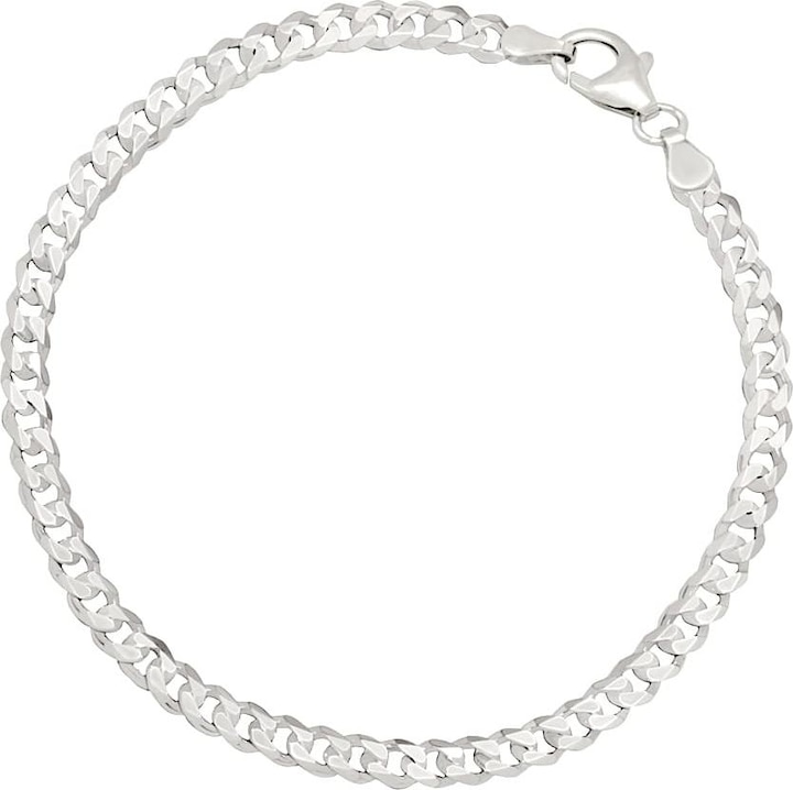 Candy Panzer-Armband Hemera 3.3 mm, 925 Sterling Silber (17 cm, 925 Sterling Silber)
