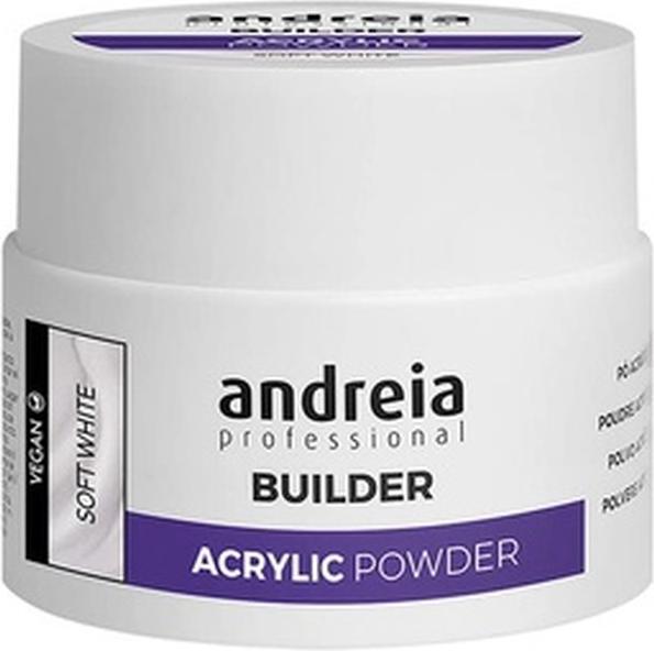 Actual product image Andreia Builder Soft Acrylic Powder 35g (Artificial nails, White)