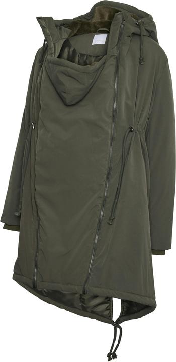 Mamalicious Kapuze Futter aus Kunstfell Gerippte Ärmelbündchen