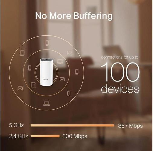 Productafbeelding TP-Link Deco M4 AC1200 Dualband WLAN Mesh 1-pak