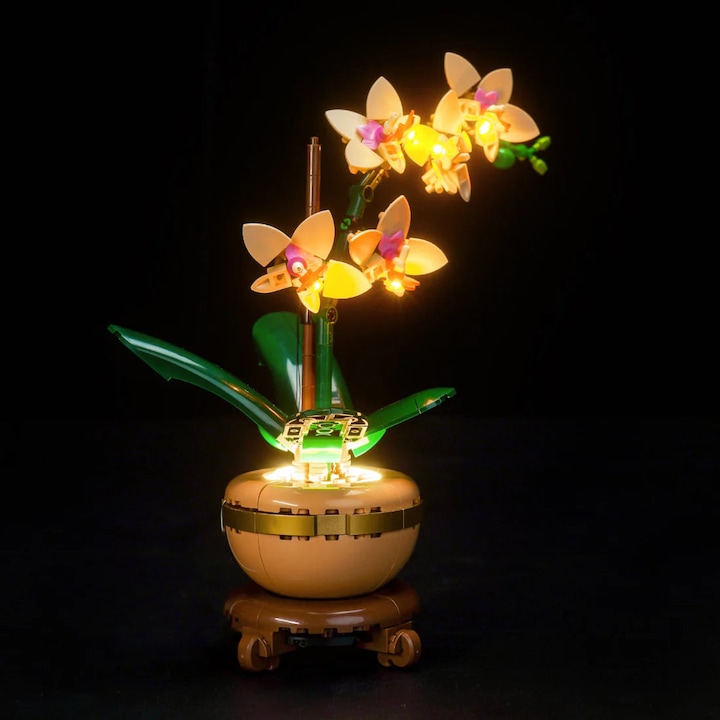 Actual product image BrickBling LED Licht Set für LEGO Mini-Orchidee (10343)
